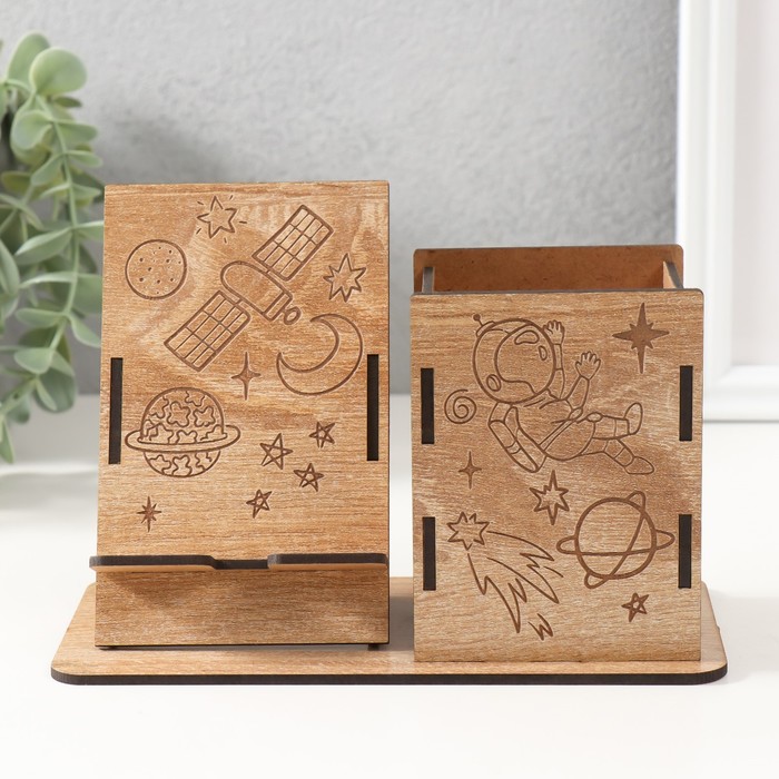 organajzer-nastolnyj-ampquotkosmonavtampquot-18h125h9-sm-nabor-9-detalej-10617727-1 Органайзер настольный "Космонавт" 18х12,5х9 см (набор 9 деталей) — изображение 2