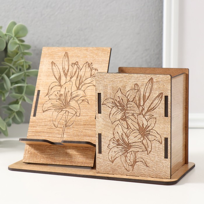 organajzer-nastolnyj-ampquotliliiampquot-18h125h9-sm-nabor-9-detalej-10617734-2 Органайзер настольный "Лилии" 18х12,5х9 см (набор 9 деталей) — изображение 3