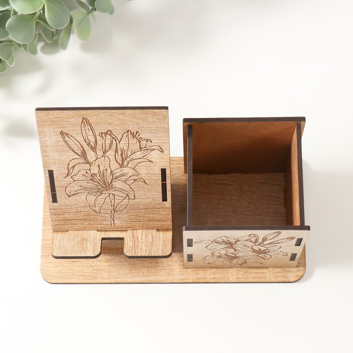 organajzer-nastolnyj-ampquotliliiampquot-18h125h9-sm-nabor-9-detalej-10617734-4 Органайзер настольный "Лилии" 18х12,5х9 см (набор 9 деталей) — изображение 5