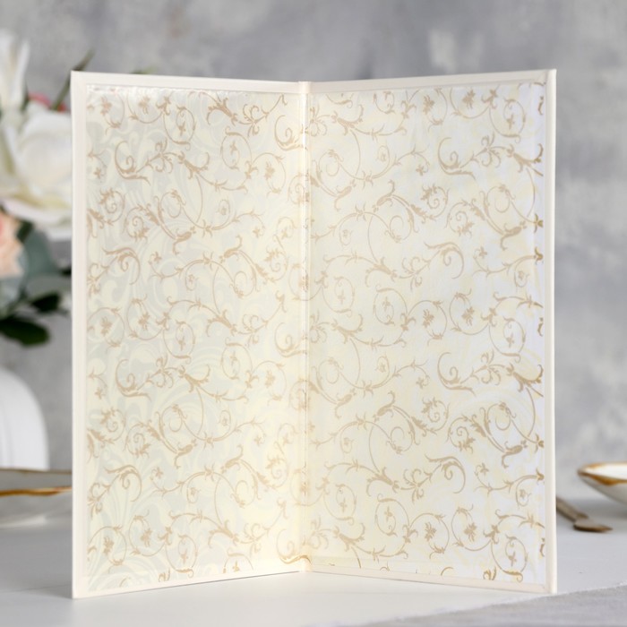 papka-dlja-svidetelstva-o-brake-ampquotbelajaampquot-bumvinil-a5-9148683-1 Папка для свидетельства о браке "Белая" бумвинил, А5 — изображение 2