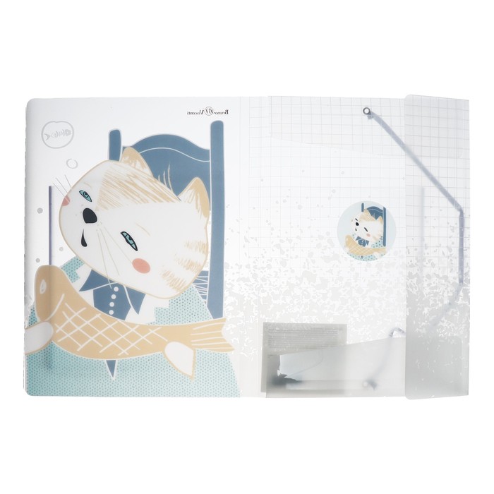 papka-na-rezinke-a4-400-mkm-ampquotkoty-v-japonskom-stileampquot-miks-9899246-2 Папка на резинке А4, 400 мкм, "Коты в японском стиле", МИКС — изображение 3