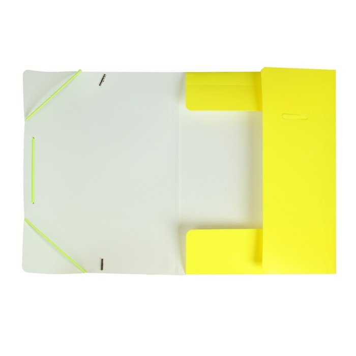 papka-na-rezinke-a4-500-mkm-calligrata-ampquotneonampquot-koreshok-30-mm-neonovaja-zhjoltaja-7635103-2 Папка на резинке А4, 500 мкм, Calligrata "Neon", корешок 30 мм, неоновая, жёлтая — изображение 3