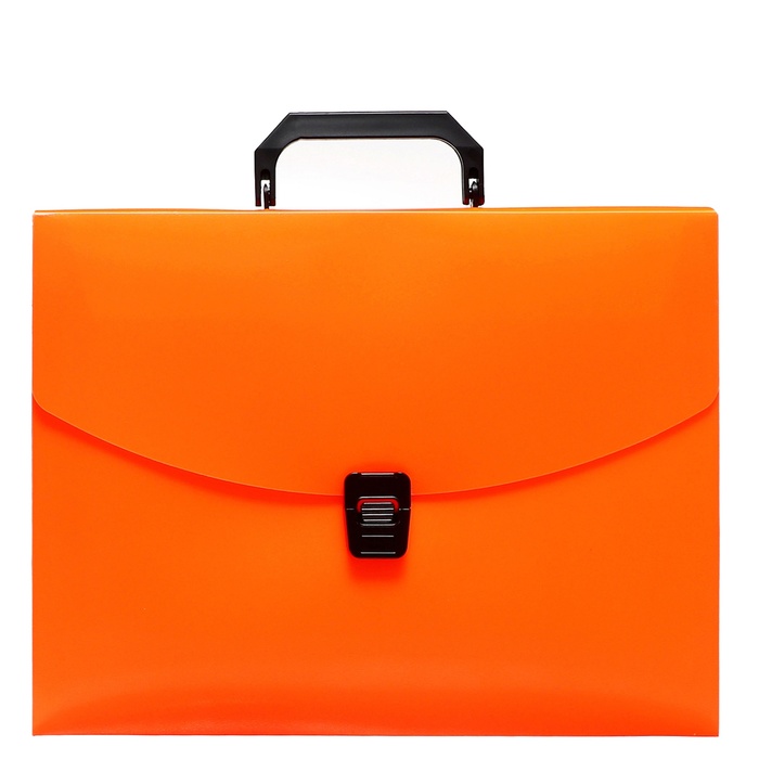 papka-portfel-a4-1otd-calligrata-neon-700mkm-oranzh-10111452-1 Папка-портфель А4 1отд Calligrata Неон 700мкм оранж — изображение 2