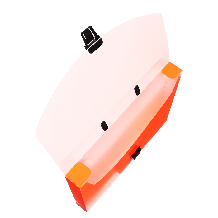 papka-portfel-a4-1otd-calligrata-neon-700mkm-oranzh-10111452-4 Папка-портфель А4 1отд Calligrata Неон 700мкм оранж — изображение 5