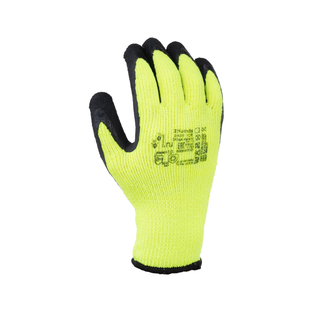 perchatki-lateksnye-rifljonye-utepljonnye-ice-tm-2hands-0455-10014244-3 Перчатки латексные рифлёные утеплённые ICE TM 2Hands 0455 — изображение 4