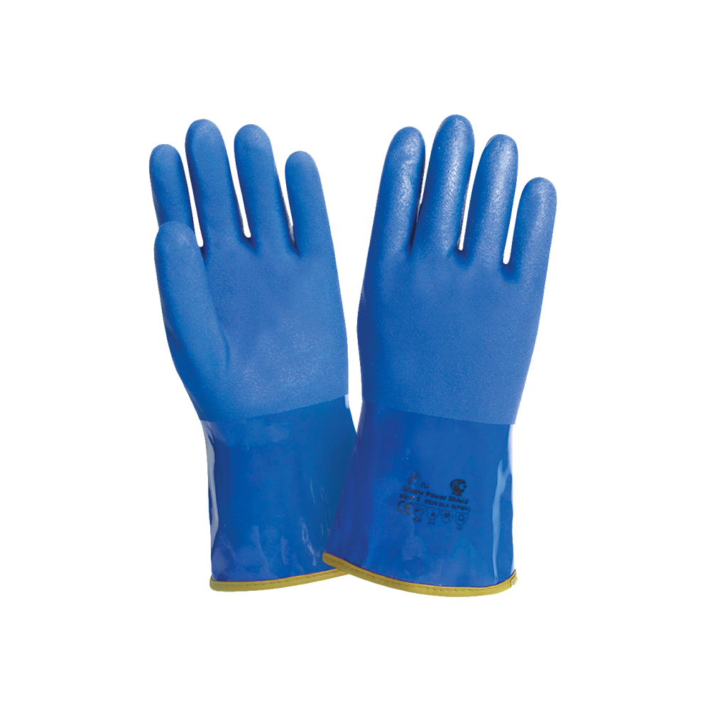 Перчатки ПВХ утеплённые TM 2Hands 5К30