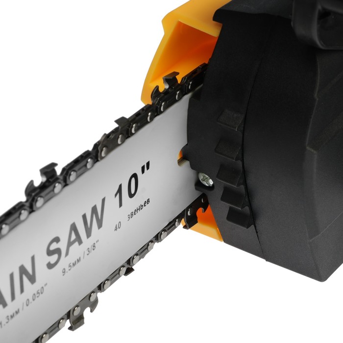pila-cepnaja-akkumuljatornaja-deko-dkchs-20-besshhetochnaja-20-v-4-ach-10ampquot-25-sm-2150-obmin-10658129-2 Пила цепная аккумуляторная DEKO DKCHS 20, бесщеточная, 20 В, 4 Ач, 10", 25 см, 2150 об/мин — изображение 3