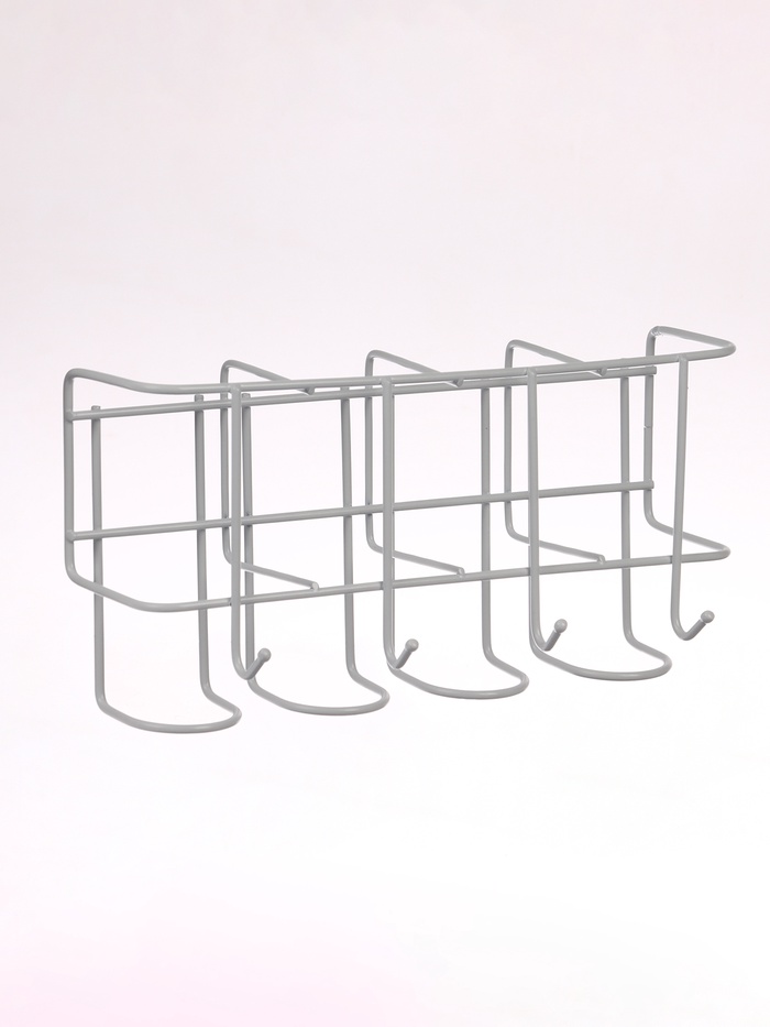 podstavka-dlja-zontov-nastennaja-s-krjuchkami-metall-7amp21512amp21526-sm-belaja-10766909-1 Подставка для зонтов настенная, с крючками, металл, 7×12×26 см, белая — изображение 2