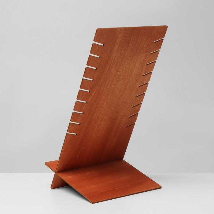 podstavka-pod-kulony-cepi-9-mest-fanera-cvet-polisandr-10285393-3 Подставка под кулоны, цепи, 9 мест, фанера, цвет полисандр — изображение 4