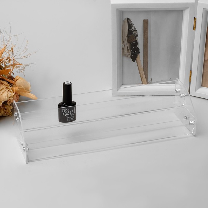 podstavka-pod-laki-2-jetazha-31-h-9-h-75-sm-orgsteklo-2-mm-1694458-1 Подставка под лаки 2 этажа, 31 х 9 х 7,5 см, оргстекло 2 мм — изображение 2