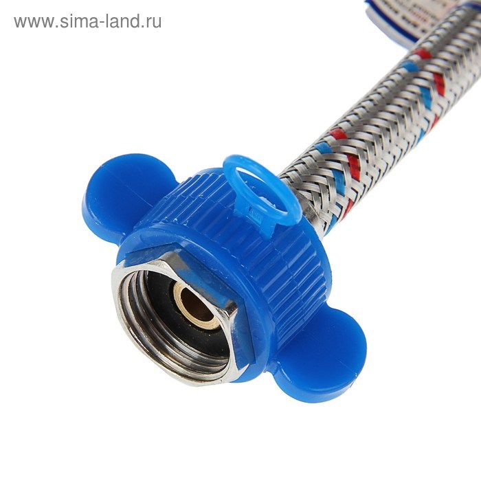 podvodka-gibkaja-aquakratos-gajka-shtucer-200-sm-nerzh.stal-s-kljuchom-dlja-montazha-3652797-2 Подводка гибкая AquaKratos, гайка-штуцер, 200 см, нерж.сталь, с ключом для монтажа — изображение 3