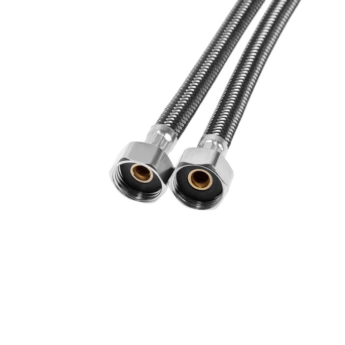 podvodka-gibkaja-dlja-smesitelja-zein-fibro-nejlon-12ampquot-m10-50-sm-nabor-2-sht-chernaja-9103413-5 Подводка гибкая для смесителя ZEIN, фибро-нейлон, 1/2", М10, 50 см, набор 2 шт, черная — изображение 6