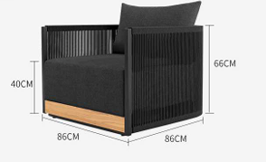 Простое и комфортное уличное кресло ComfortA