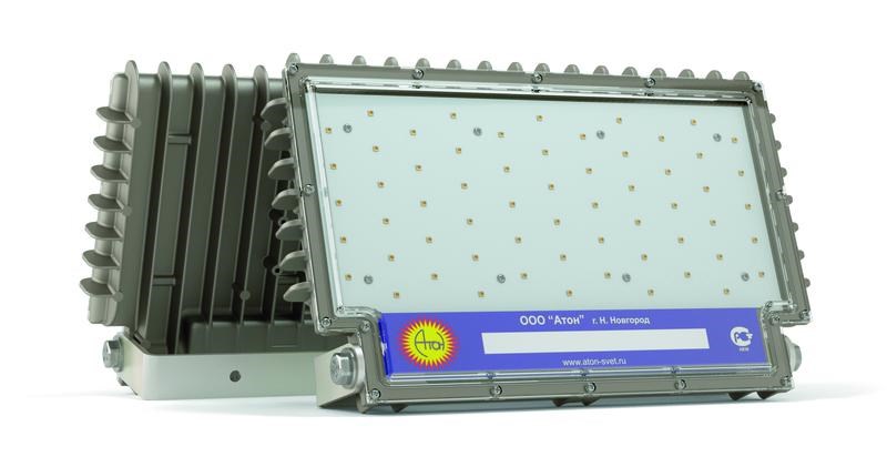 Прожектор АТ-ДОК-14/80-220VAC-IP67-EX &quot;Star&quot; 80Вт 10800лм 5000К 45град. IP67 Атон АТДОД1480220VACIP67EX