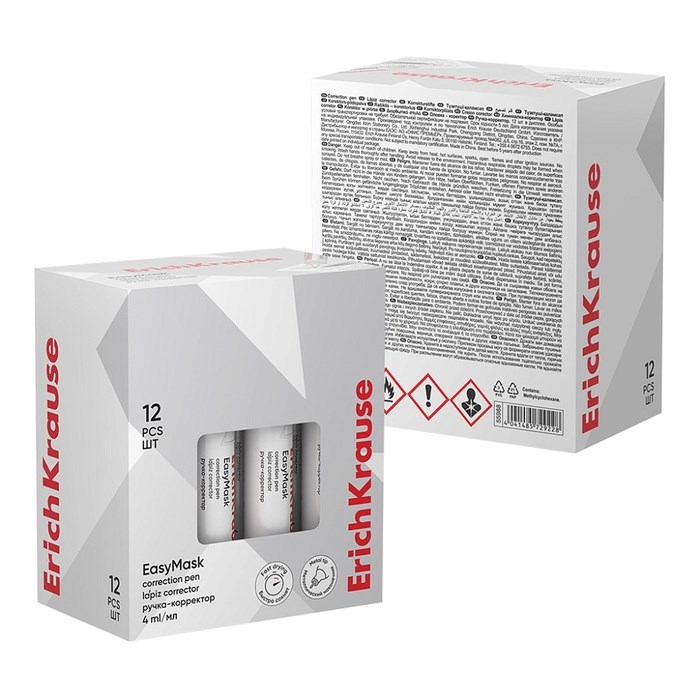 ruchka-korrektor-4-ml-erichkrause-standard-s-metallicheskim-nakonechnikom-9262265-3 Ручка-корректор 4 мл, ErichKrause Standard, с металлическим наконечником — изображение 4