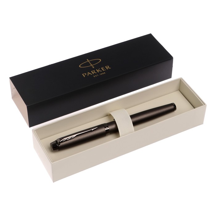 Ручка перьевая Parker Im Professionals Monochrome Bronze, 1.0мм, серая, подар/уп 2172959