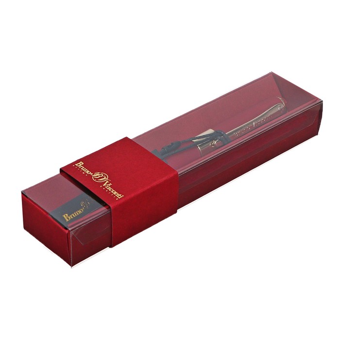 ruchka-sharikovaja-0.5-mm-brunovisconti-monaco-sterzhen-sinij-korpus-soft-touch-bordovyj-v-futljare-10183621-4 Ручка шариковая, 0.5 мм, BrunoVisconti MONACO, стержень синий, корпус Soft Touch бордовый, в футляре — изображение 5