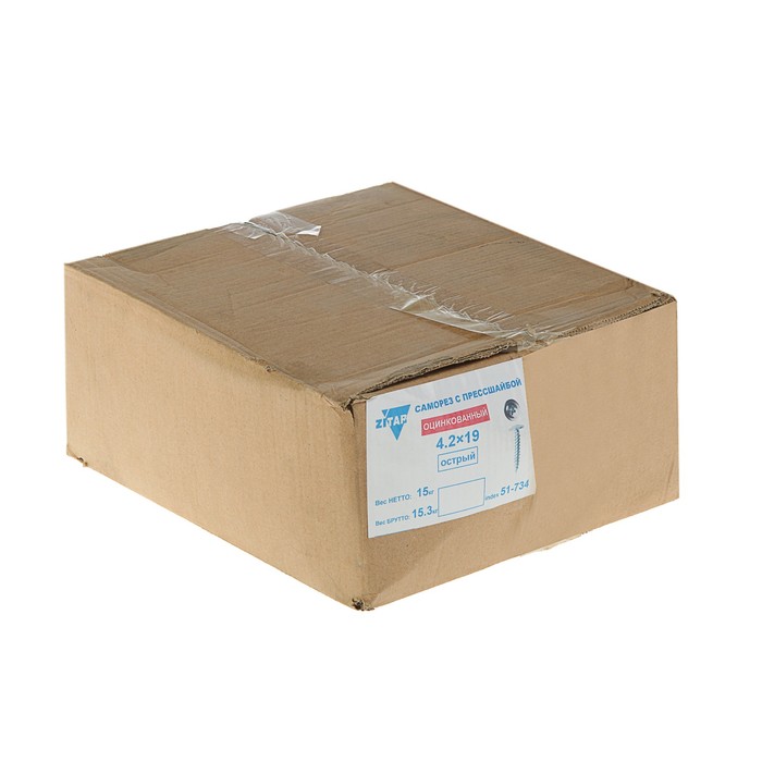samorezy-s-pressshajboj-4.2-h19-mm-ostryj-cink-15-kg-3370697-1 Саморезы с прессшайбой , 4.2 х19 мм, острый, цинк, 15 кг — изображение 2