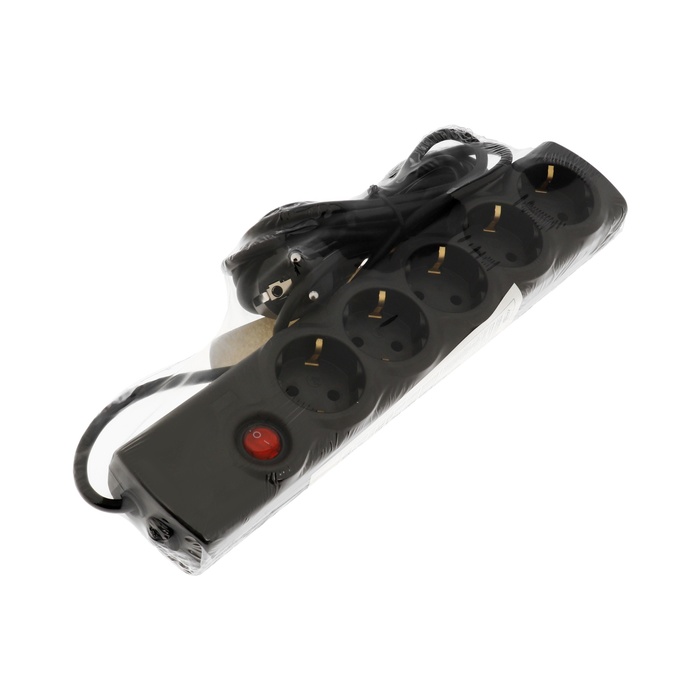 setevoj-filtr-luazon-lighting-5-rozetok-3-m-2200-vt-3h0.75-mm2-10-a-220-v-c-predohranitelem-chernyj-10597282-7 Сетевой фильтр Luazon Lighting, 5 розеток, 3 м, 2200 Вт, 3х0.75 мм2, 10 A, 220 В, c предохранителем, черный — изображение 8