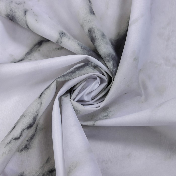 shtora-dlja-vanny-doljana-amp171mramoramp187-s-ljuversami-180amp215180-sm-7087784-4 Штора для ванны Доляна «Мрамор» с люверсами, 180×180 см — изображение 5