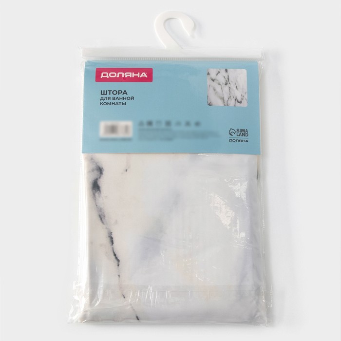 shtora-dlja-vanny-doljana-amp171mramoramp187-s-ljuversami-180amp215180-sm-7087784-6 Штора для ванны Доляна «Мрамор» с люверсами, 180×180 см — изображение 7