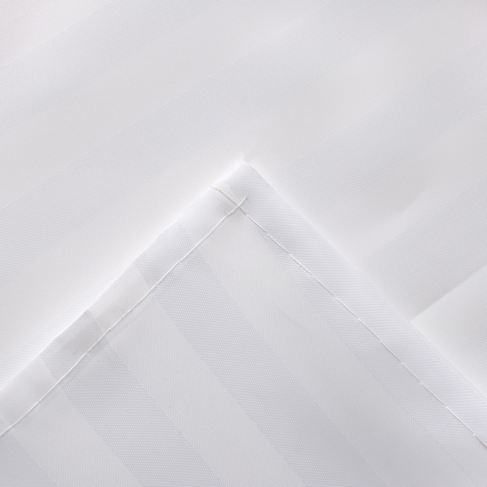 shtora-v-vannuju-jetel-v-polosku-cvet-belyj-180200-sm-80grm2-100-pje-9748883-3 Штора в ванную Этель в полоску цвет белый, 180*200 см, 80гр/м2, 100% п/э — изображение 4