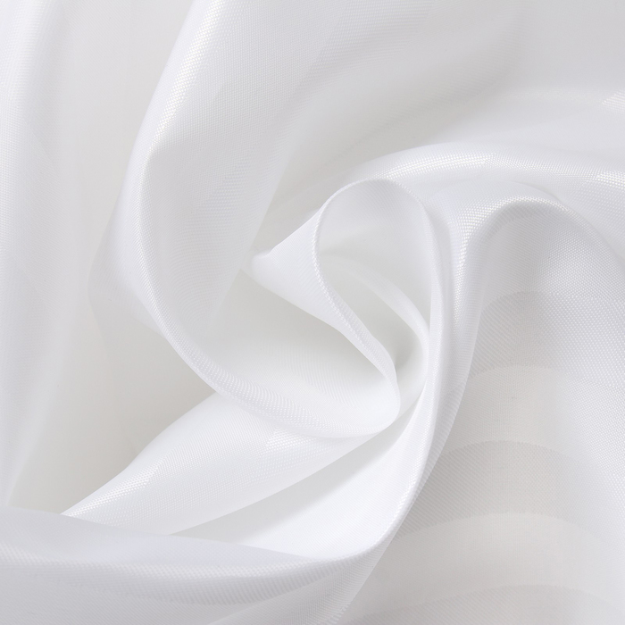 shtora-v-vannuju-jetel-v-polosku-cvet-belyj-180200-sm-80grm2-100-pje-9748883-4 Штора в ванную Этель в полоску цвет белый, 180*200 см, 80гр/м2, 100% п/э — изображение 5