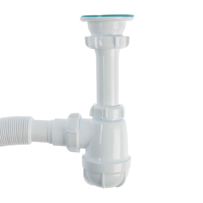 sifon-dlja-rakoviny-aquant-1-12ampquot-h-40-mm-s-metall.-reshetkoj-d70-mm-s-gofroj-40h4050-mm-1262548-2 Сифон для раковины Aquant, 1 1/2" х 40 мм, с металл. решеткой d=70 мм, с гофрой 40х40/50 мм — изображение 3