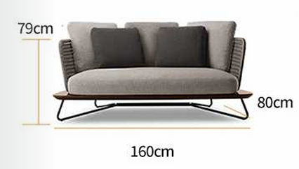 Скандинавский минималистичный уличный диван ComfortA