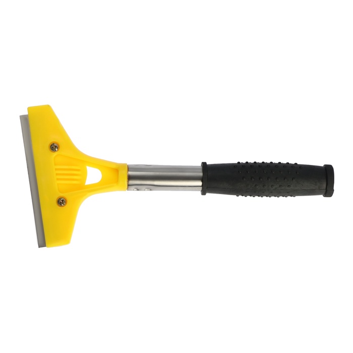 skrebok-tundra-fiksirovannoe-lezvie-100-mm-metallicheskaja-obrezinennaja-rukojatka-100-mm-3047909-1 Скребок ТУНДРА, фиксированное лезвие 100 мм, металлическая обрезиненная рукоятка 100 мм — изображение 2