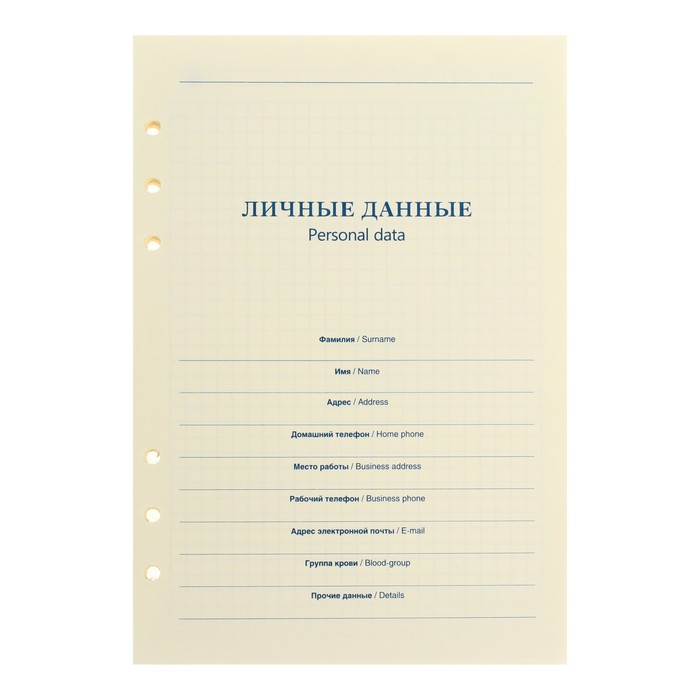 smennyj-blok-dlja-organajzera-a5-80-listov-v-kletku-tonirovannyj-ampquotkremovyjampquot-4166592-3.jpg Сменный блок для органайзера А5, 80 листов в клетку, тонированный "Кремовый" — изображение 4