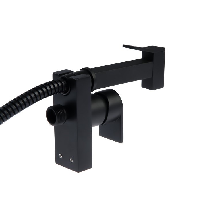 smesitel-dlja-bide-accoona-a3290f-4-s-gigienicheskim-dushem-nastennyj-chernyj-9410022-1 Смеситель для биде Accoona A3290F-4, с гигиеническим душем, настенный, черный — изображение 2