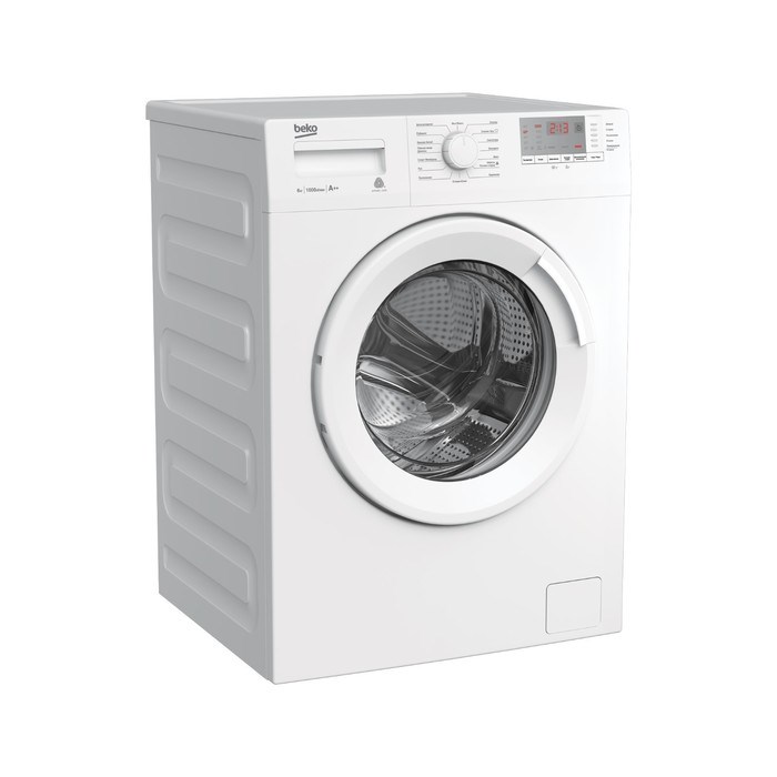 stiralnaja-mashina-beko-wre6512bww-klass-a-1000-obmin-do-6-kg-belaja-7860632-1 Стиральная машина Beko WRE6512BWW, класс А, 1000 об/мин, до 6 кг, белая — изображение 2