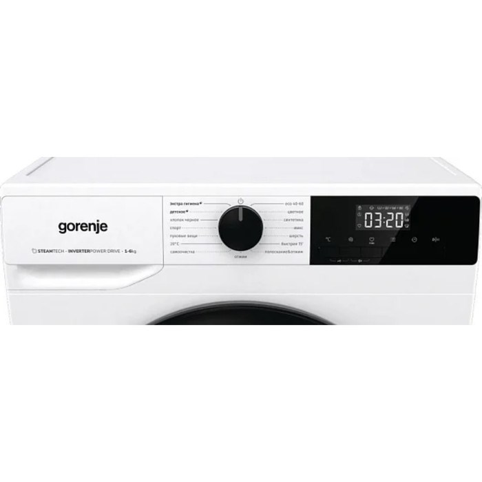 stiralnaja-mashina-gorenje-w1nhpi60scsirv-klass-a-1000-obmin-6-kg-s-parom-belo-chjornaja-9939929-7 Стиральная машина Gorenje W1NHPI60SCSIRV, класс А, 1000 об/мин, 6 кг, с паром, бело-чёрная — изображение 8