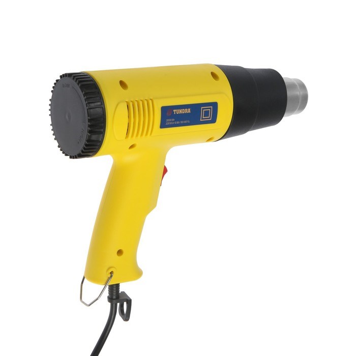 stroitelnyj-fen-tundra-2000-vt-250-500-lmin-plavnaja-regulirovka-temperatury-60-600amp176s-7119692-6 Строительный фен ТУНДРА, 2000 Вт, 250-500 л/мин, плавная регулировка температуры 60-600°С — изображение 7