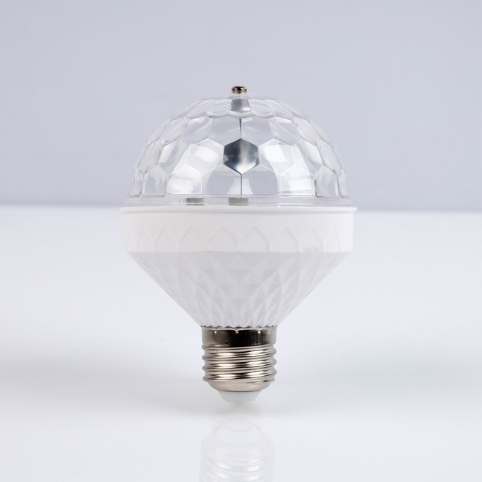 svetovoj-pribor-amp171disko-sharamp187-8.5-sm-e27-svechenie-rgb-6978432-1 Световой прибор «Диско-шар» 8.5 см, Е27, свечение RGB — изображение 2