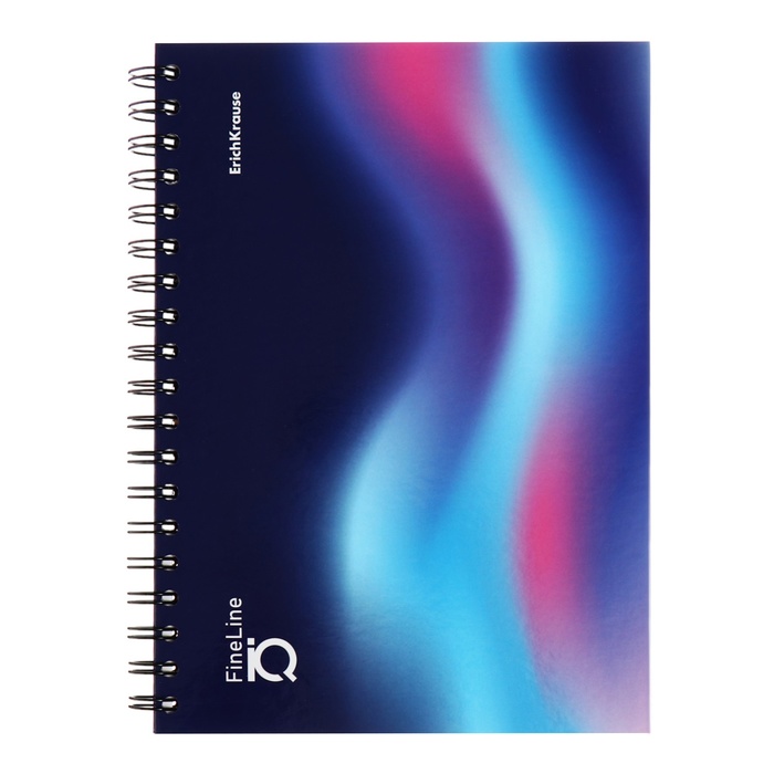 tetrad-v5-80-listov-v-kletku-na-spirali-erichkrause-iq-fineline-v5gljancevaja-laminirovannaja-miks-10429843-3 Тетрадь В5 80 листов в клетку на спирали ErichKrause IQ FineLine, В5,глянцевая, ламинированная микс — изображение 4