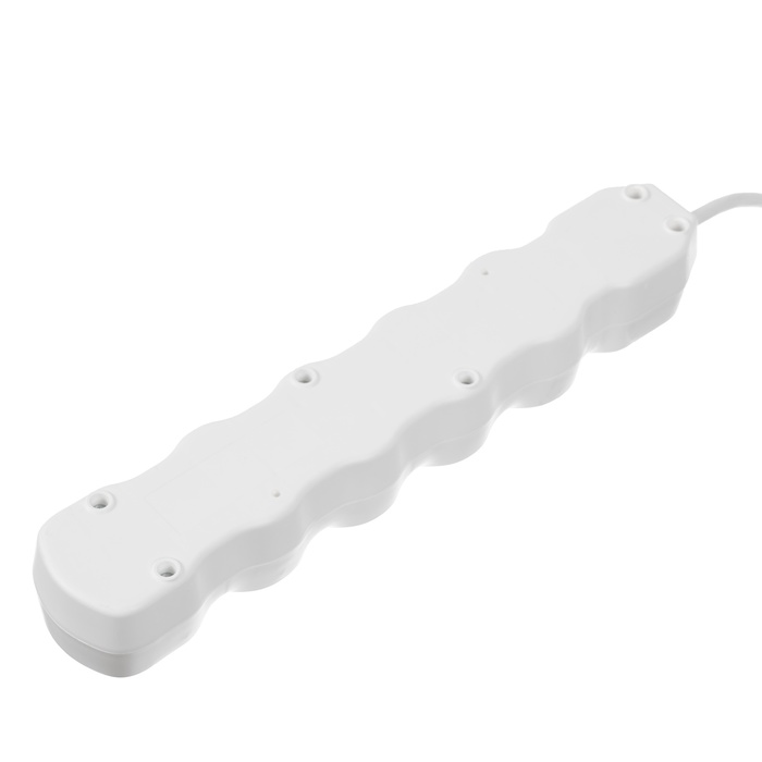 udlinitel-luazon-lighting-eco-5-rozetok-5-m-10-a-2200-vt-pvs-3h0.75-mm2-s-zk-belyj-5350677-3 Удлинитель Luazon Lighting ECO, 5 розеток, 5 м, 10 А, 2200 Вт, ПВС 3х0.75 мм2, с з/к, белый — изображение 4