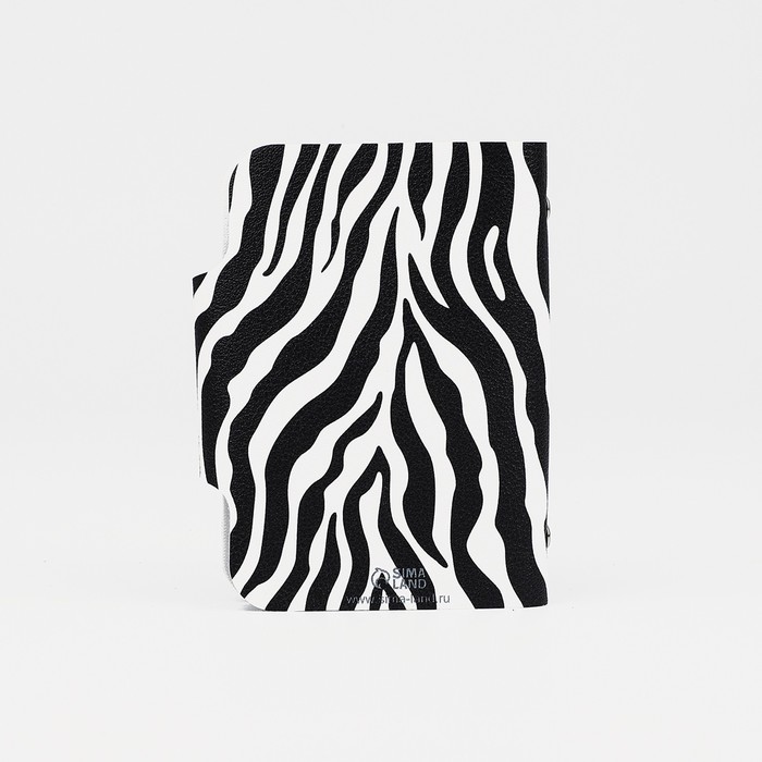 vizitnica-na-knopke-24-karty-cvet-belyjchjornyj-9618881-1 Визитница на кнопке, 24 карты, цвет белый/чёрный — изображение 2