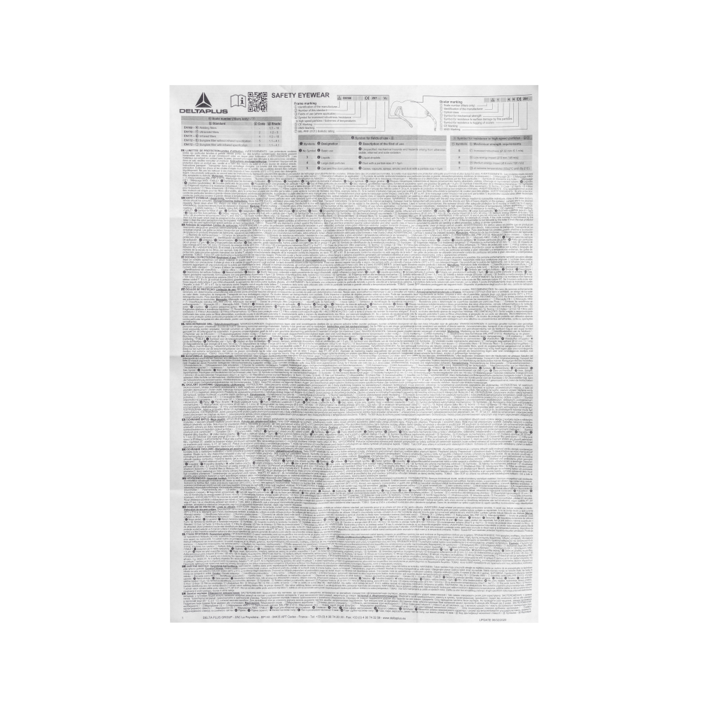 vulc2nofu-6 Очки Deltaplus Vulcano 2 открытые затемнённые — изображение 7