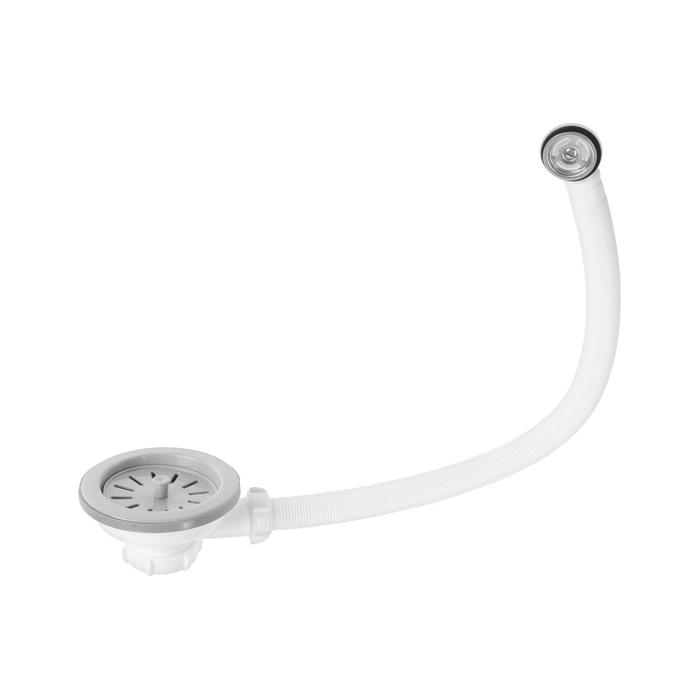 Выпуск Aquant, 3 1/2&quot;, с пластиковой решеткой d=115 мм, с круглым переливом