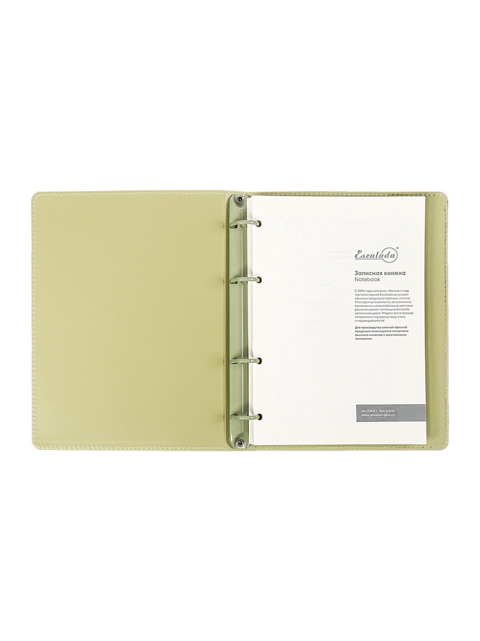 zapisnaja-knizhka-a5-120l-escalada-mjag-obl-isk-kozha-kr-bl-70-gm2-zeljonyj-10548882-5 Записная книжка А5+ 120л ESCALADA, мяг обл, иск кожа, кр бл 70 г/м2, зелёный — изображение 6