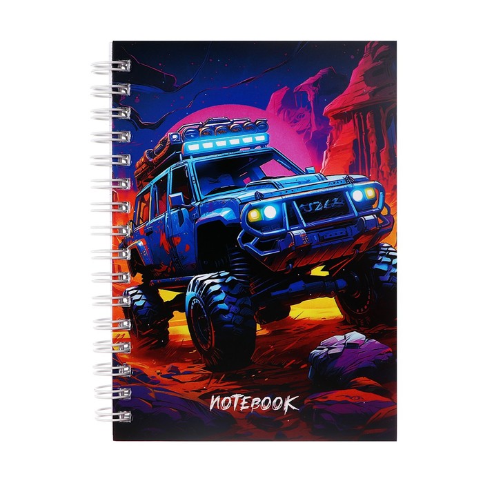 zapisnaja-knizhka-a6-80-listov-v-kletku-na-grebne-bright-cars-oblozhka-melovannyj-karton-blok-ofset-60-gm2-miks-10185794-1 Записная книжка А6, 80 листов в клетку на гребне Bright cars, обложка мелованный картон, блок офсет 60 г/м2, МИКС — изображение 2