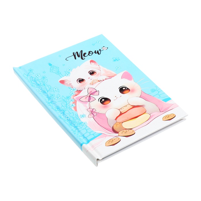 zapisnaja-knizhka-podarochnaja-45-listov-linija-na-zamke-kotiki-163h127sm-10549462-2 Записная книжка подарочная, 45 листов, линия, на замке  Котики (16,3х12,7см) — изображение 3