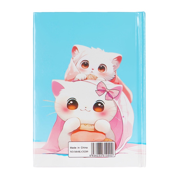 zapisnaja-knizhka-podarochnaja-45-listov-linija-na-zamke-kotiki-163h127sm-10549462-9 Записная книжка подарочная, 45 листов, линия, на замке  Котики (16,3х12,7см) — изображение 10