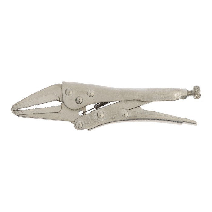 zazhim-ruchnoj-tundra-udlinennyj-ploskij-zahvat-s-fiksatorom-115-mm-7398554-1 Зажим ручной ТУНДРА, удлиненный плоский захват, с фиксатором, 115 мм — изображение 2