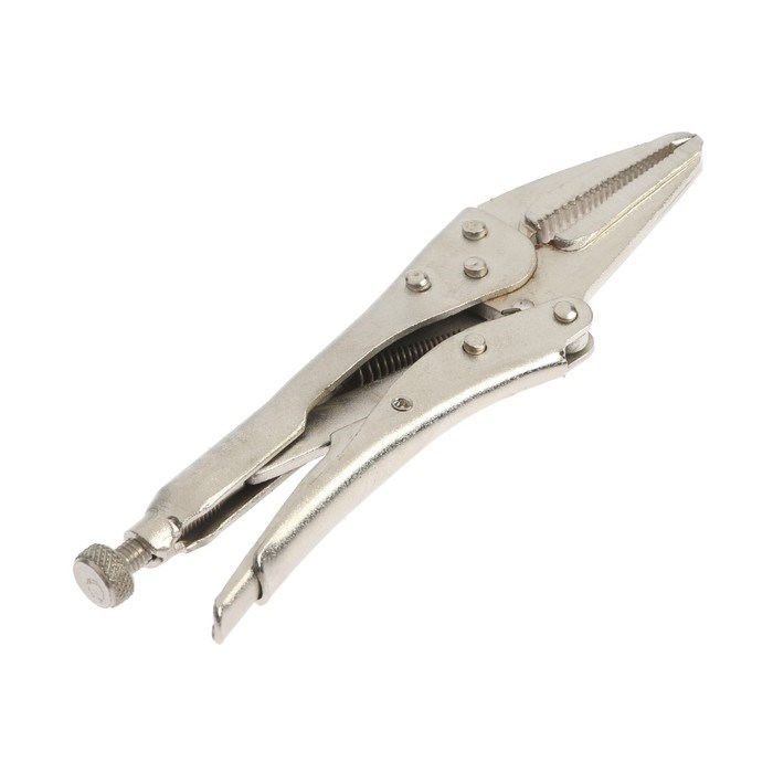 zazhim-ruchnoj-tundra-udlinennyj-ploskij-zahvat-s-fiksatorom-115-mm-7398554-2 Зажим ручной ТУНДРА, удлиненный плоский захват, с фиксатором, 115 мм — изображение 3