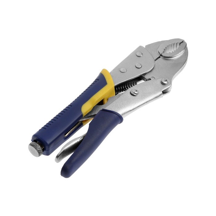 zazhim-ruchnoj-tundra-usilennyj-polukruglyj-zahvat-s-fiksatorom-2k-rukojatki-175-mm-7398556-2 Зажим ручной ТУНДРА, усиленный полукруглый захват, с фиксатором, 2К рукоятки, 175 мм — изображение 3