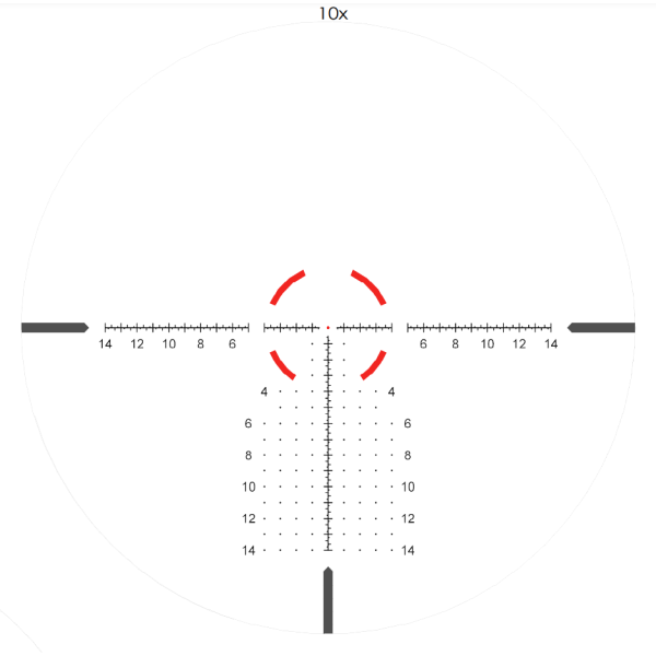 16768738_big Оптический прицел для загонной охоты Artelv CRS 1-10x28 FFP 34mm — изображение 3
