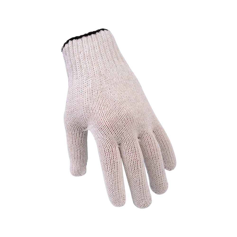 tdfort.ru_tel-8-812-6066060__10002_4 Перчатки х/б с ПВХ, 56гр, 7,5 класс, точка, арт. 0019Р, белые — изображение 5